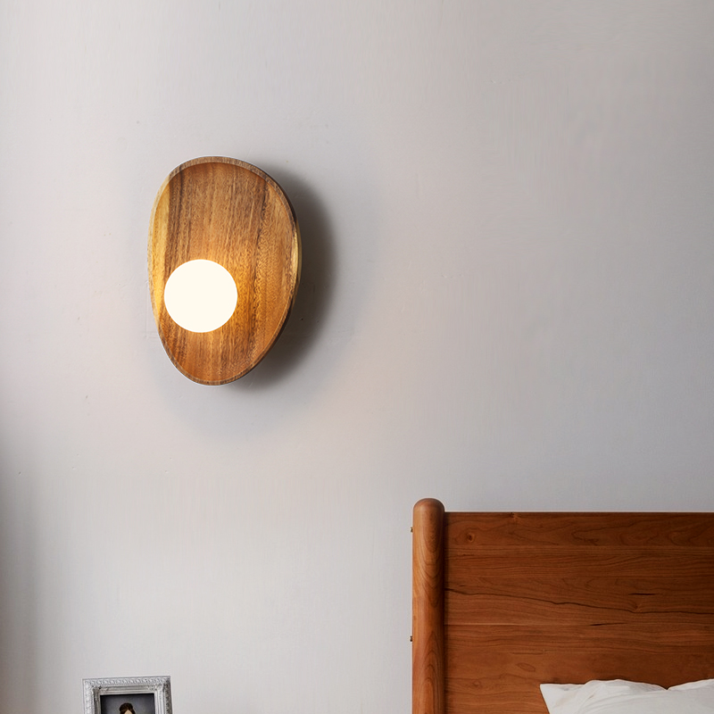 BoisLumi Wall – Natural Wooden Wall Lamp for Atmospheric Lighting