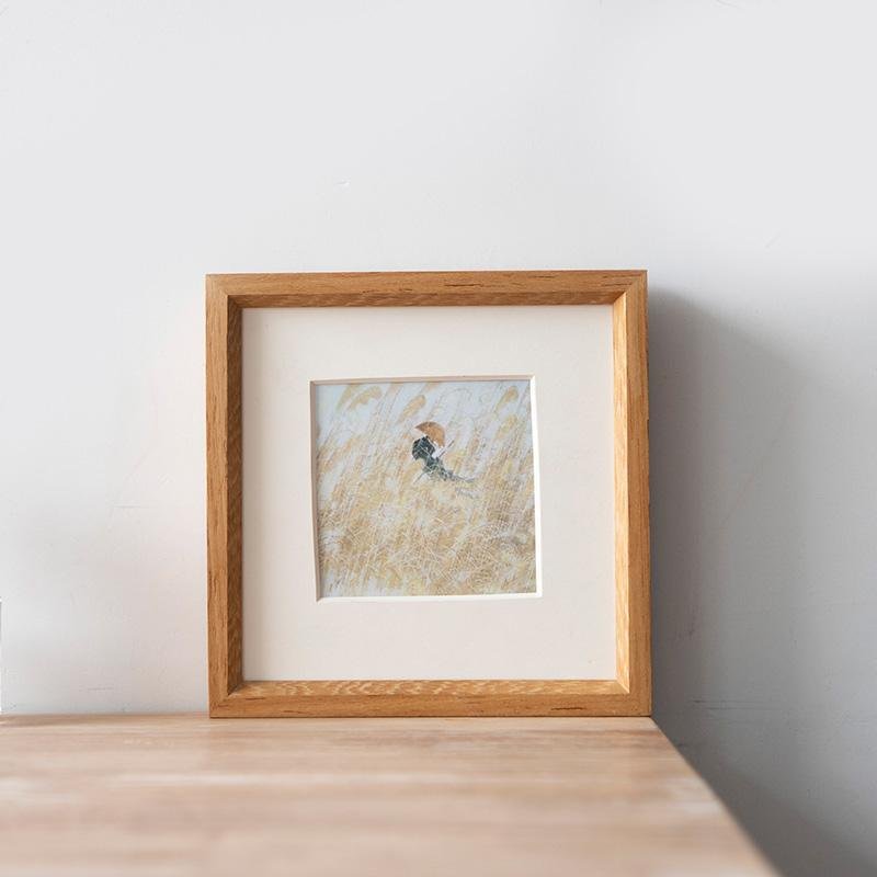 WoodFrame - Elegant Square Wooden Photo Frame