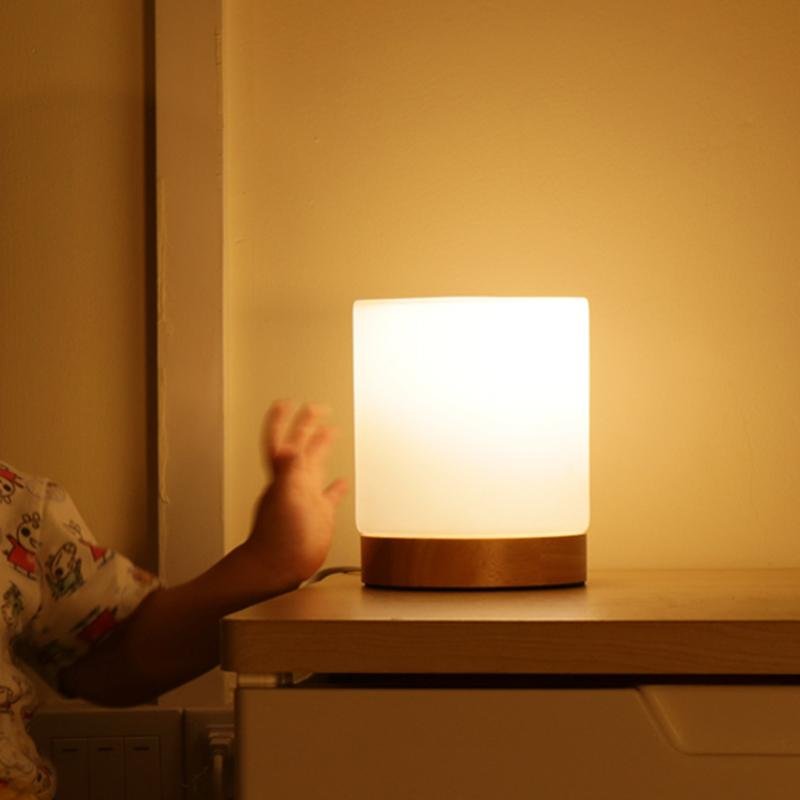 LumiGlow Refined Glass Touch LED Table Lamp