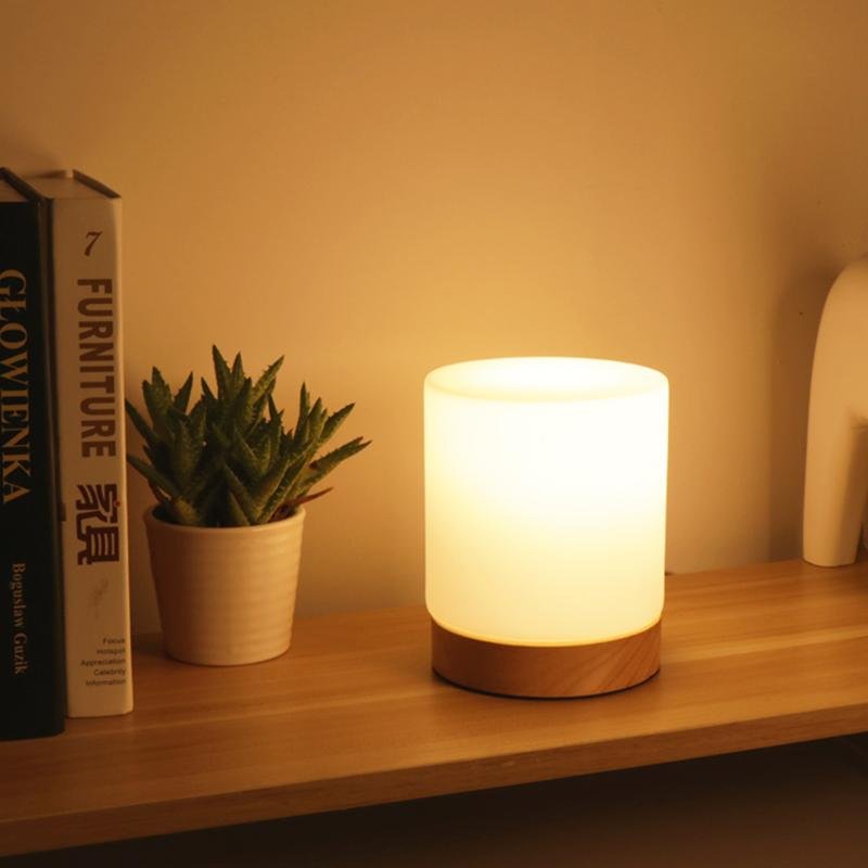 LumiGlow Refined Glass Touch LED Table Lamp