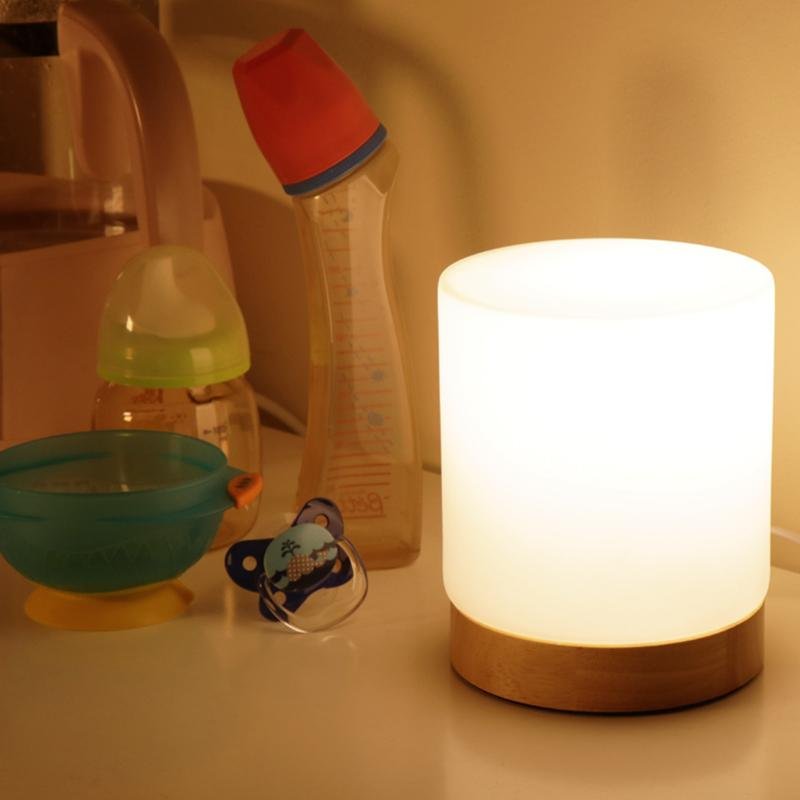 LumiGlow Refined Glass Touch LED Table Lamp