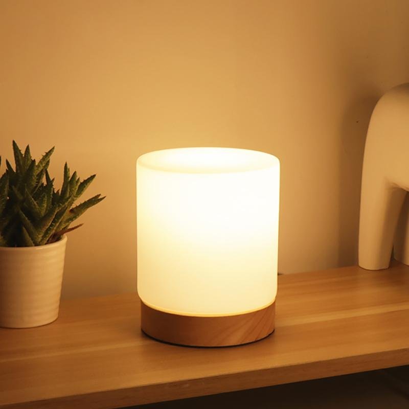 LumiGlow Refined Glass Touch LED Table Lamp