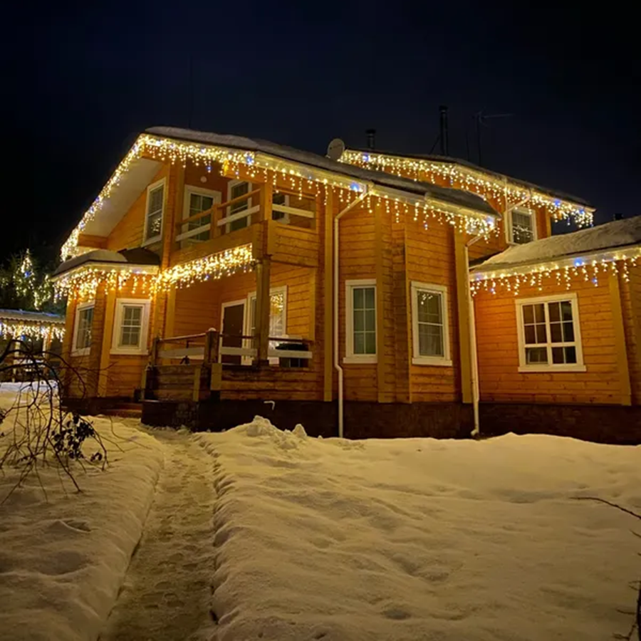 Christmas Delight - Magical Outdoor LED Curtain Lights
