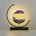 ZenScape Harmony Lamp - Atmospheric Lighting with Moving Sand Art