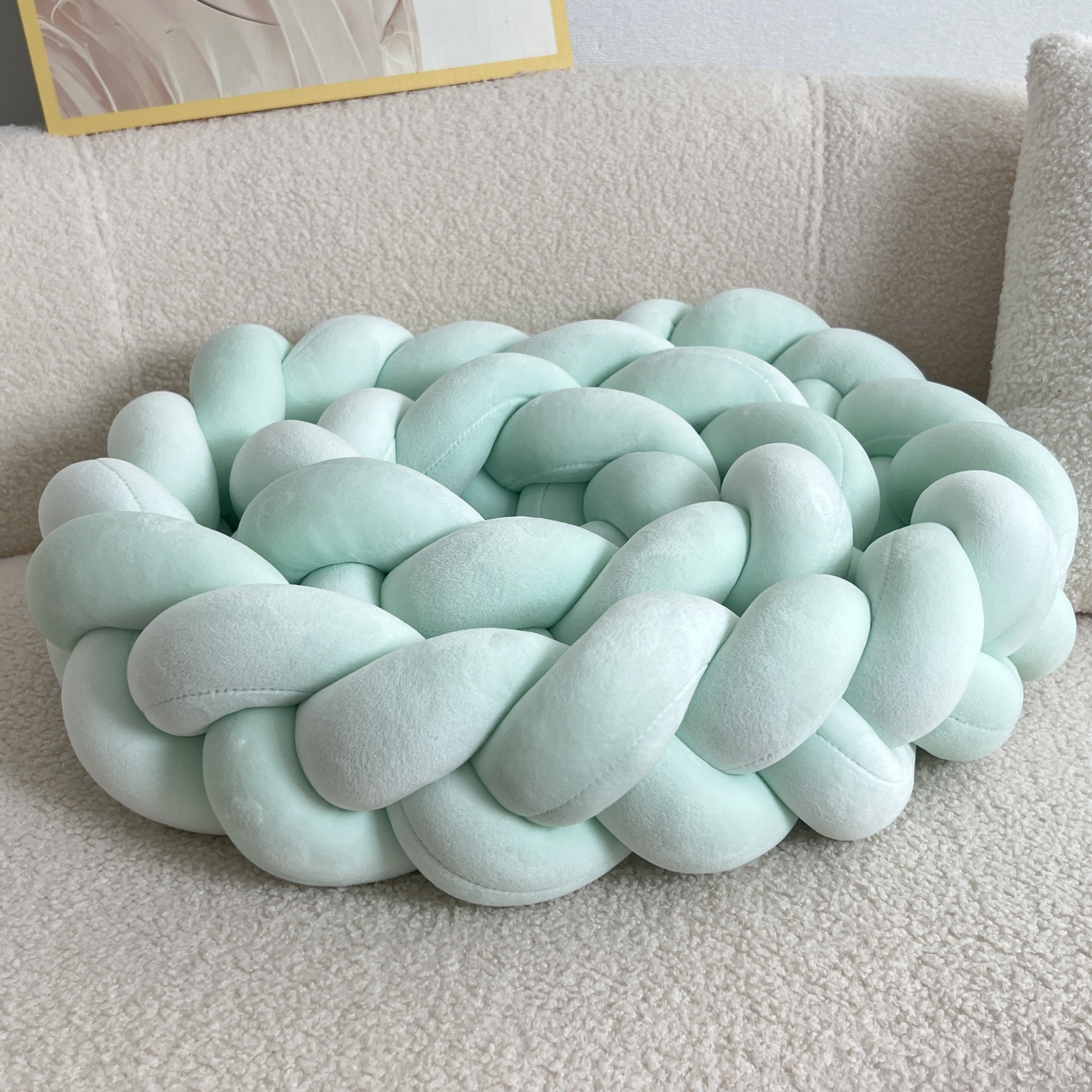 WaveCushion - Modern Washable Floor Cushion with Geometry