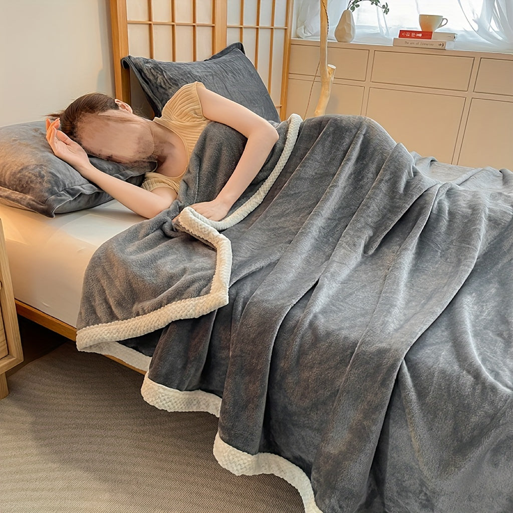 LuxuryFleece – Double-Sided Blanket for Ultimate Comfort