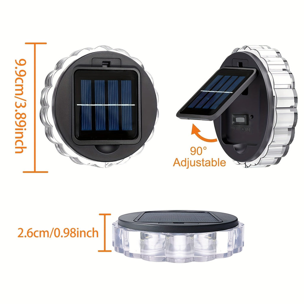 SolarGlow Lights – Set of 4 Solar-Powered LED Outdoor Lights