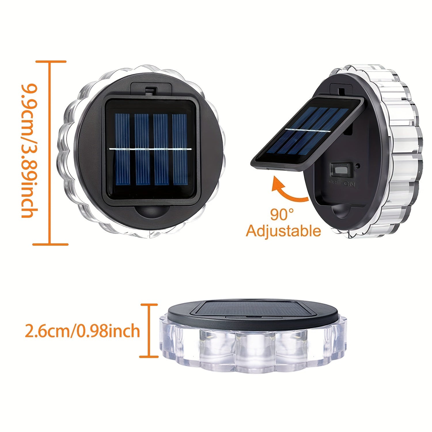 SolarGlow Lights – Set of 4 Solar-Powered LED Outdoor Lights