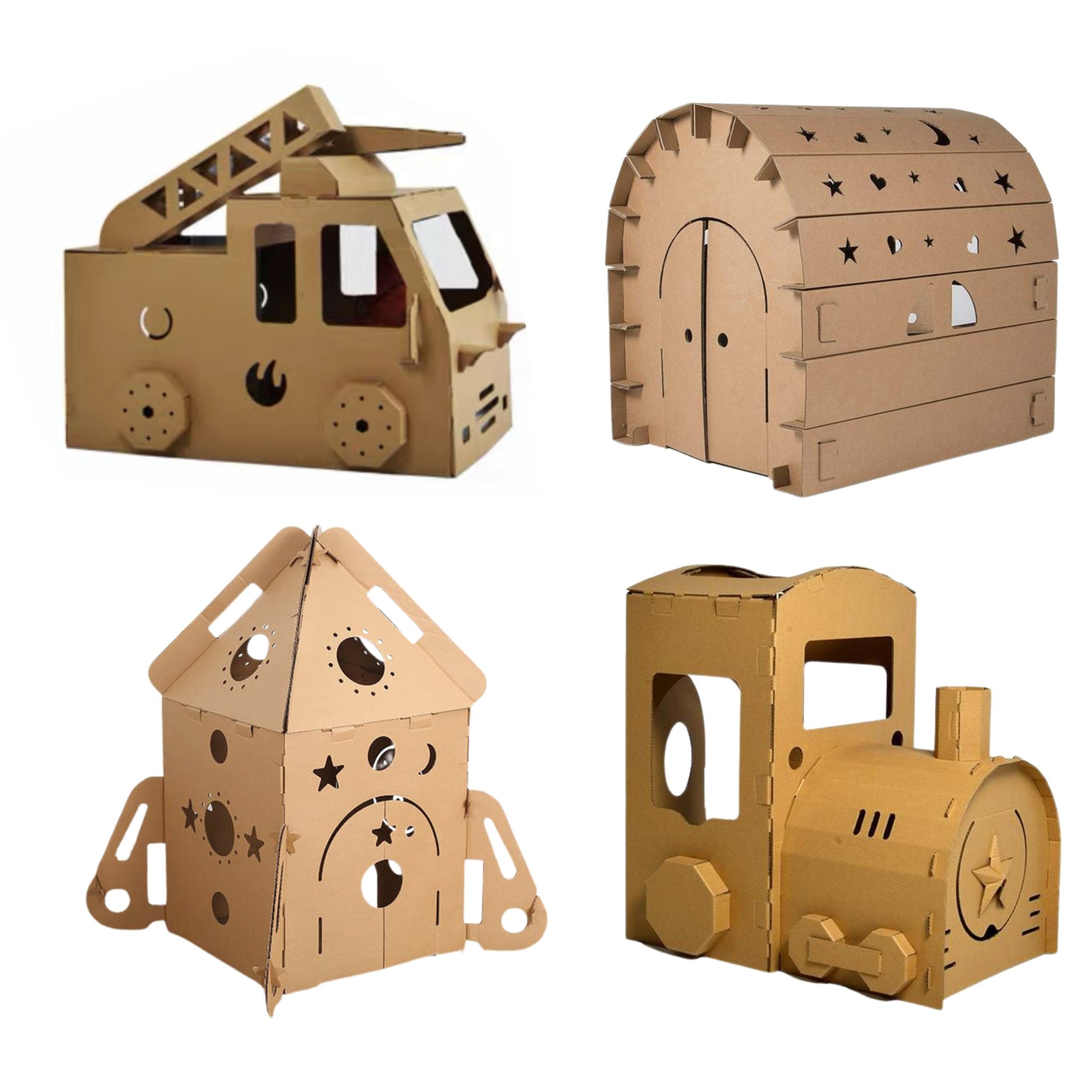 Montessori Creative Cardboard Set - DIY Figures Building and Playing