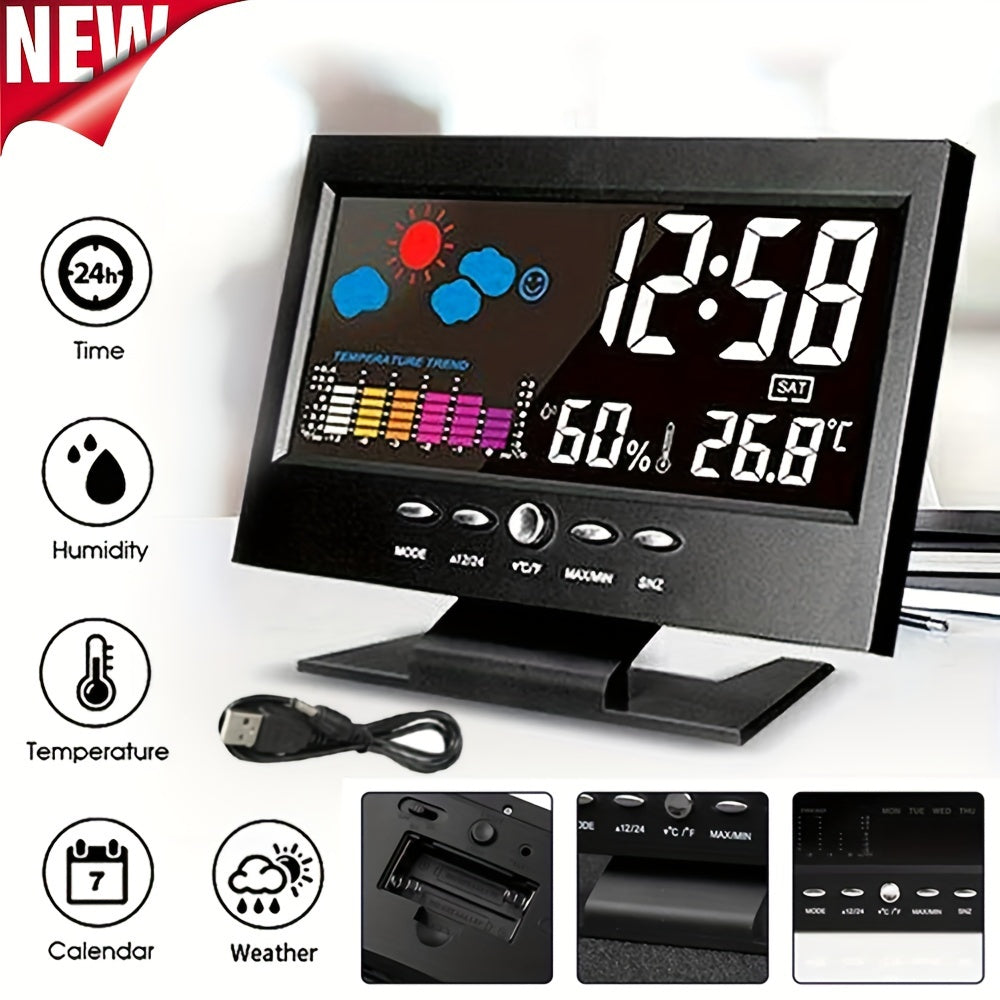TimeSense – Smart Digital Alarm Clock with Snooze