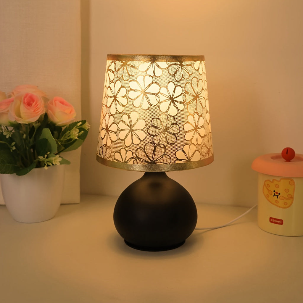 RetroLamp – Scandinavian Fabric Table Lamp with USB