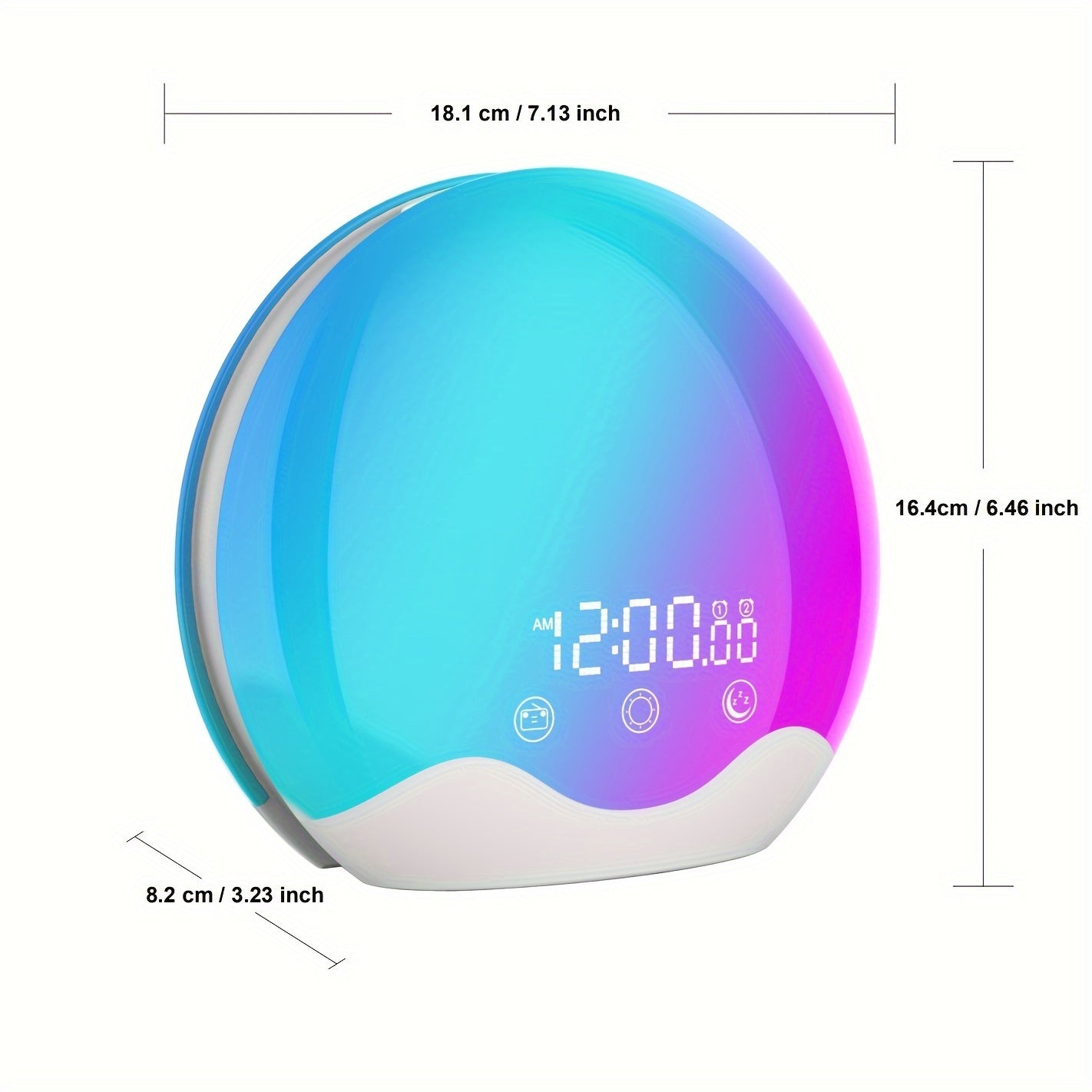 HaloRise Lamp - Touch Control Sunrise & Night Light