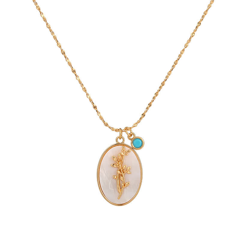 Aurora Birthstone and Birth Flower Necklace – A Personal Piece of Jewelry for My Loved Ones