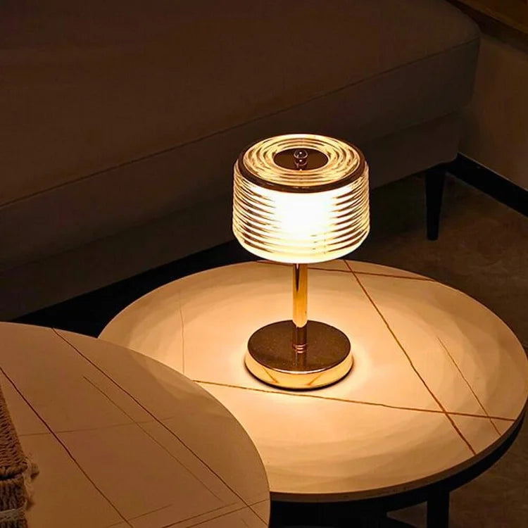 Wireless Rechargeable LumiNook Table Lamp - Create Ambiance and Style with this Luxury Table Lamp