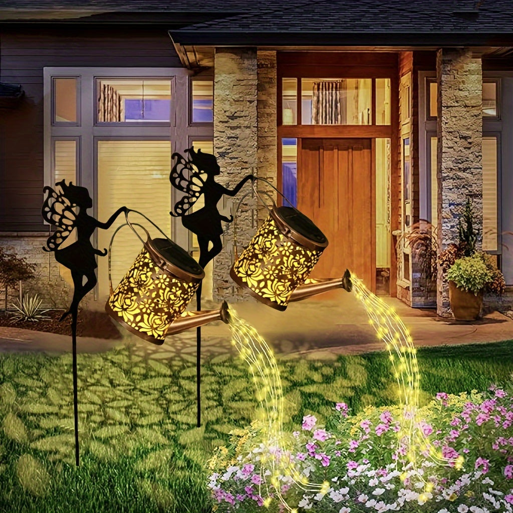 SolarSprinkle – Enchanting Solar Watering Can with Lights