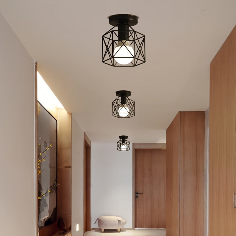 NordicLight - Minimalist Black Ceiling Light for Kitchen