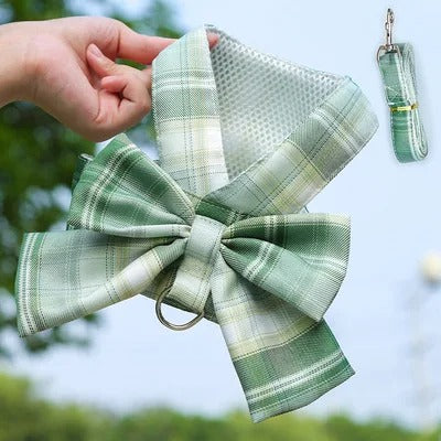 Aurélien Harnais – Stylish Dog Harness with Bow