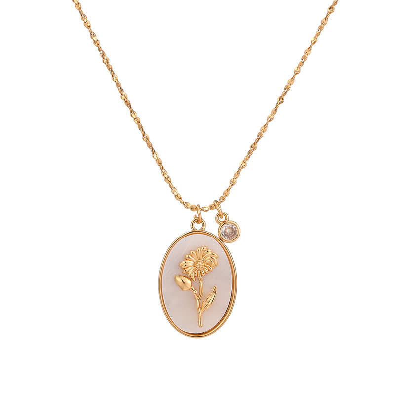 Aurora Birthstone and Birth Flower Necklace – A Personal Piece of Jewelry for My Loved Ones