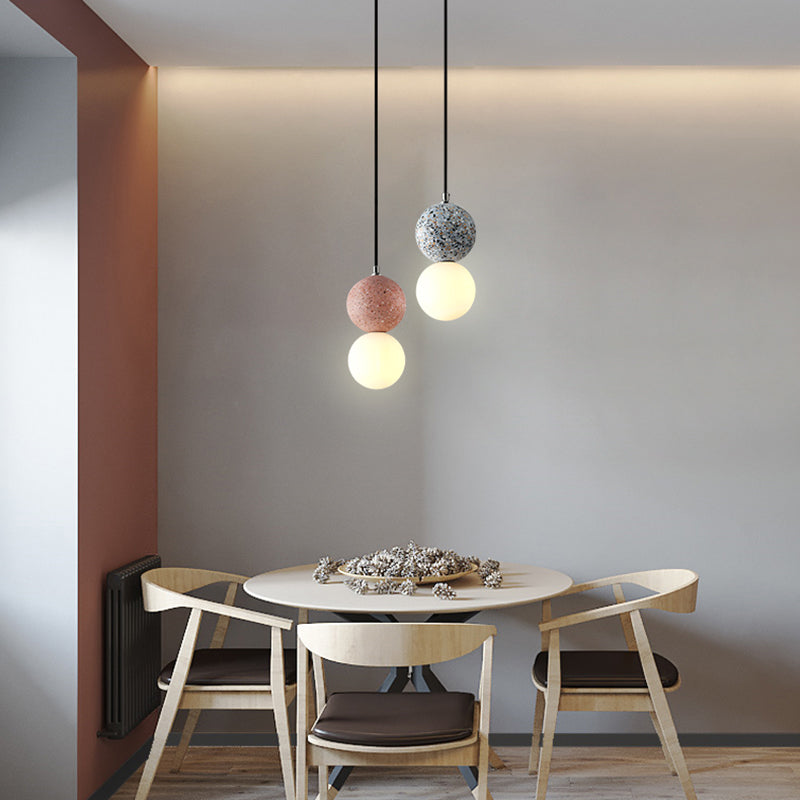 Aurora Glow - Luxury LED Pendant Light in Black/White