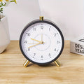 TimeSphere - Elegant Metal Clock with Lighting