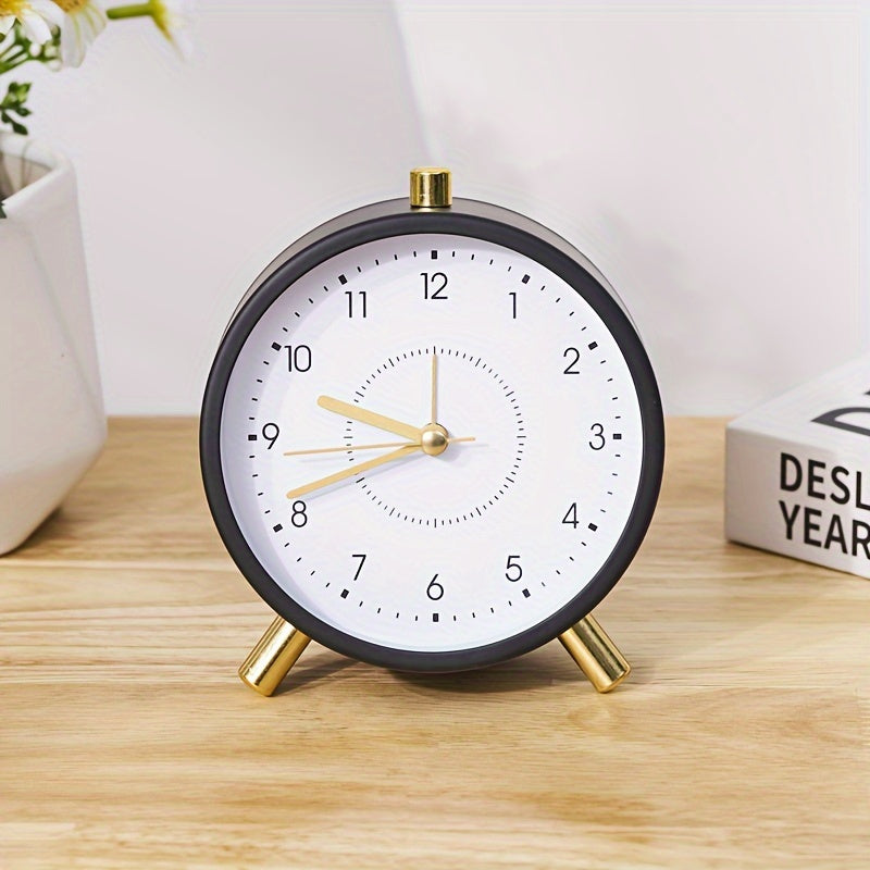 TimeSphere - Elegant Metal Clock with Lighting