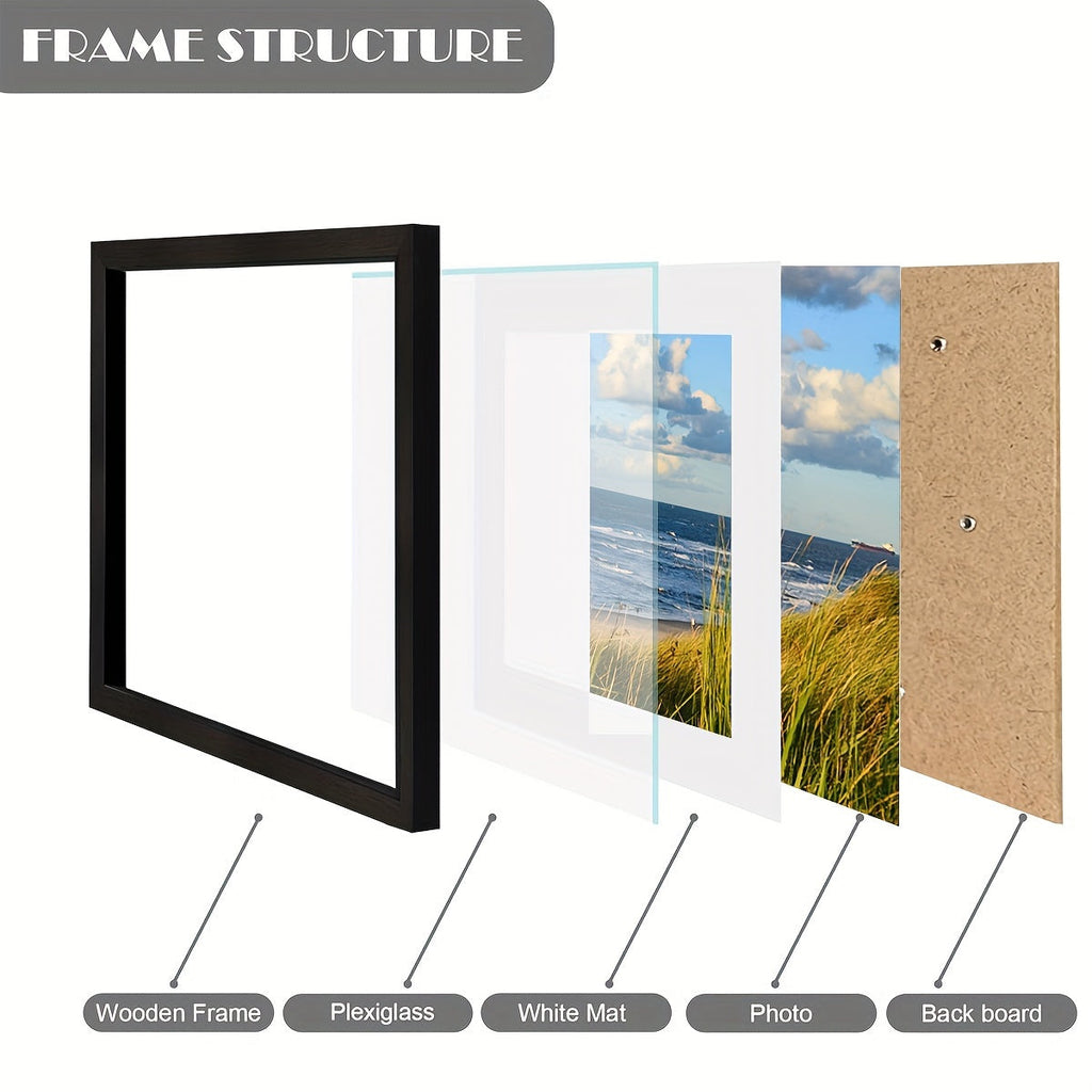 FotoFrame - Stylish Wooden Frame Set