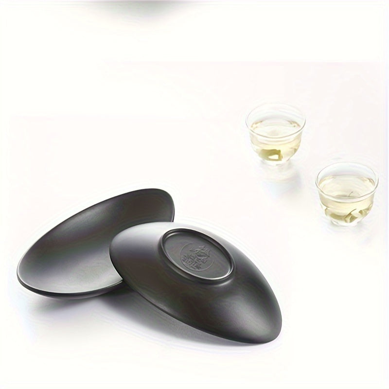 BlackTray - Elegant Oval Jewelry Storage Tray