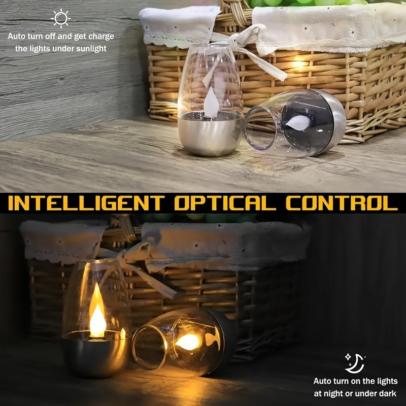 SolarCandle – Solar-Powered LED Tealight for Decor