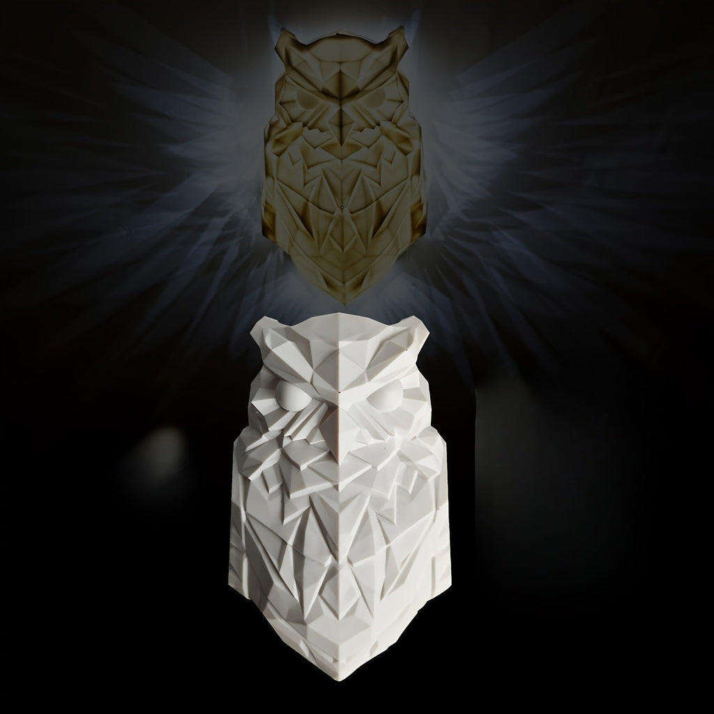 OwlGlow Wall Light - Geometric LED Wall Decoration