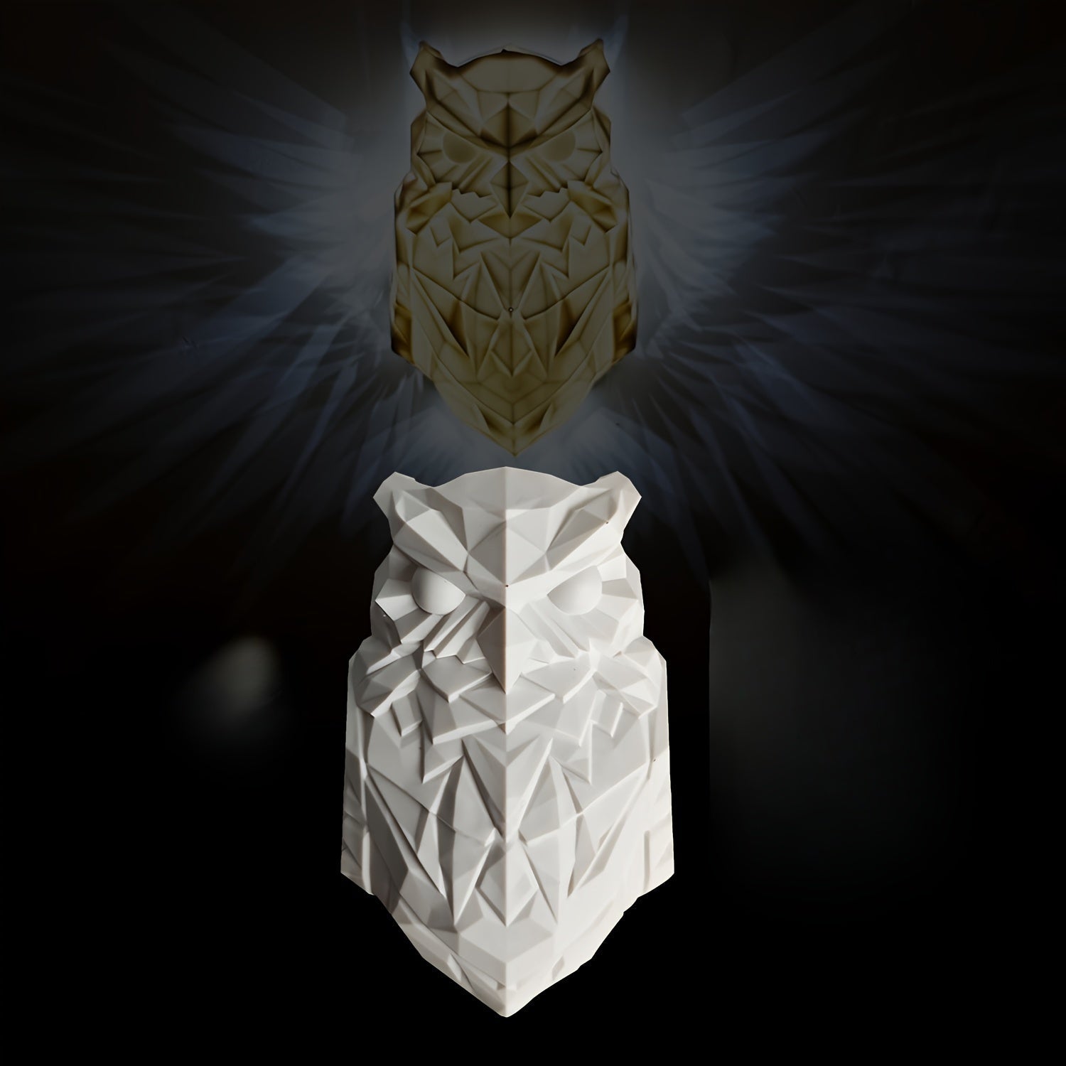 OwlGlow Wall Light - Geometric LED Wall Decoration
