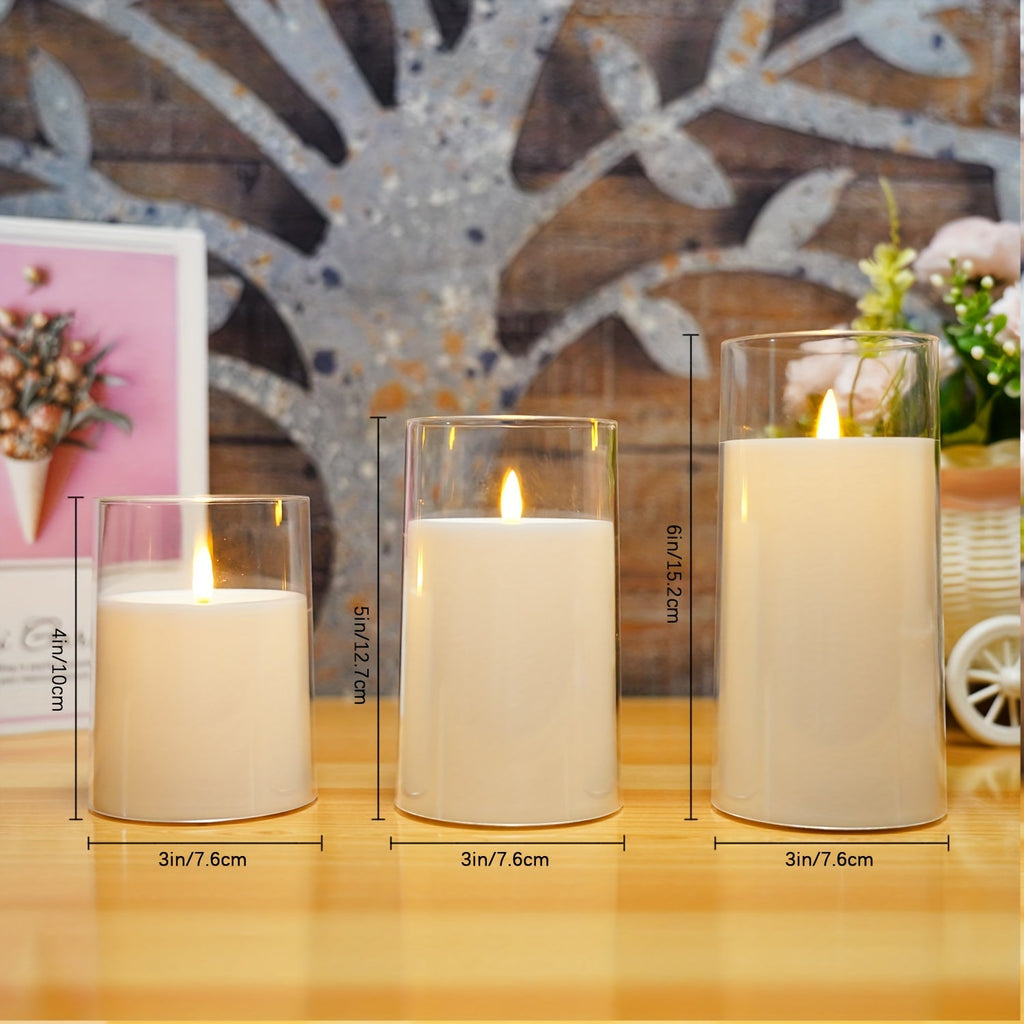 FlamelessGlow - Magische LED Kaarsen Set met Afstandsbediening
