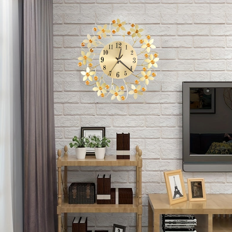 EleganceClock - Designer Wall Clock 14 Inch Black