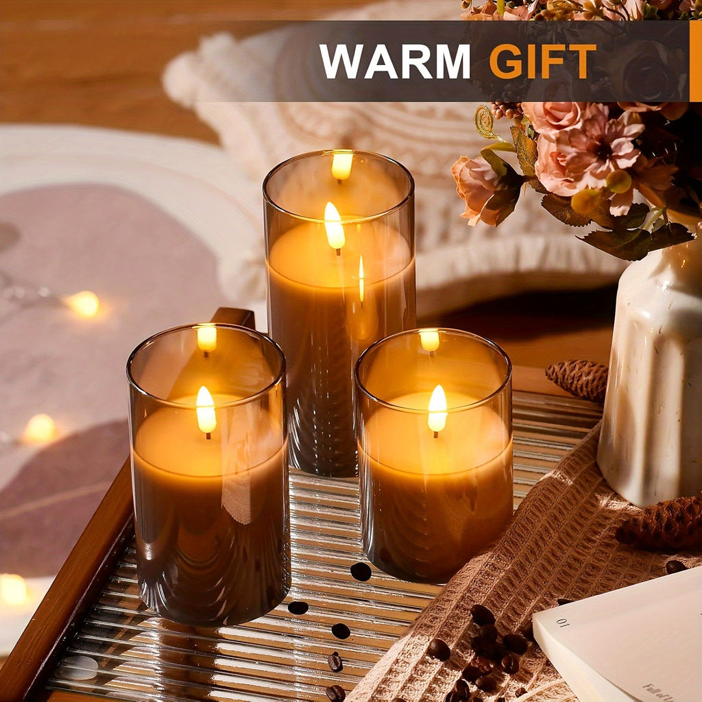FlameFree LED Candle Set – Stylish Ambient Lighting for Indoor and Outdoor Use