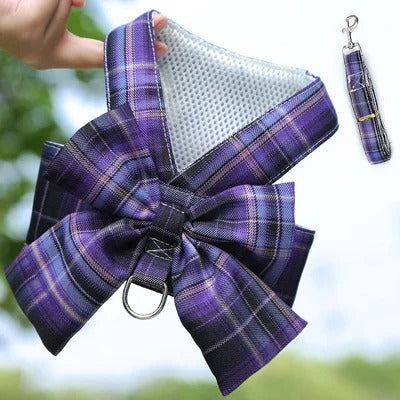 Aurélien Harnais – Stylish Dog Harness with Bow