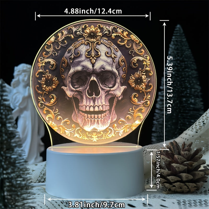 LumiSkull - Colorful USB Skull Table Lamp