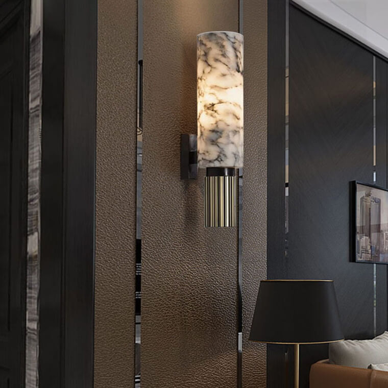 Stylish Marble Wall Lamp - For a Luxurious and Atmospheric Interior