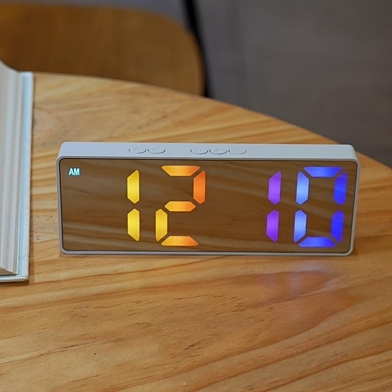 BrightTime Clock - Illuminated LED Alarm Clock with Date