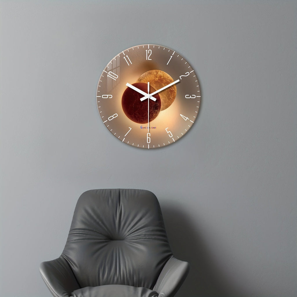 CosmicLight Clock – Design Wall Clock with Planet Theme