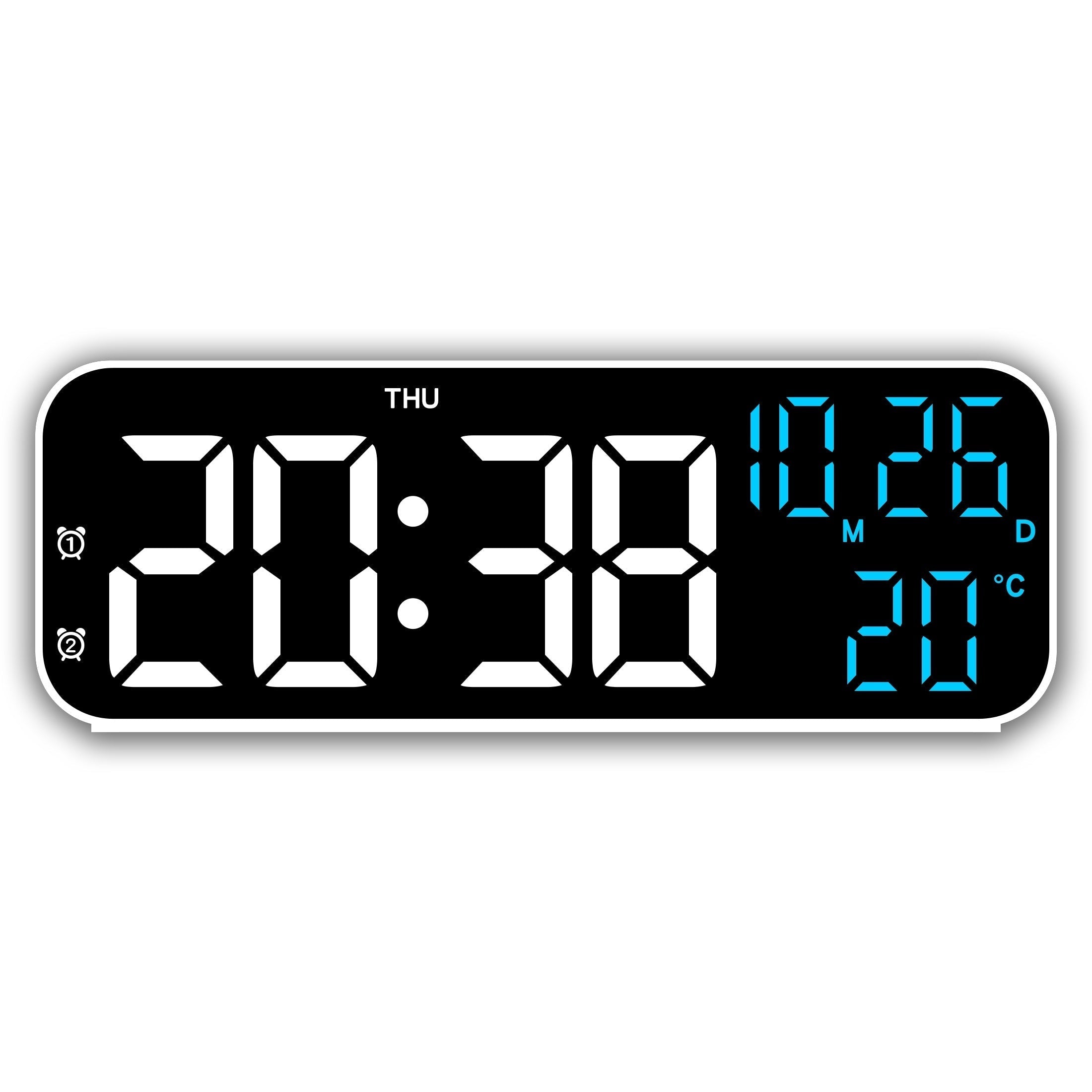 DeskTime - Stylish Digital USB Clock with Date