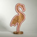 TropicalGlow - Wooden Neon Lamp with IR Remote