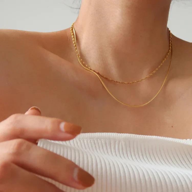 Elegant Slim Snake Chain - Isis