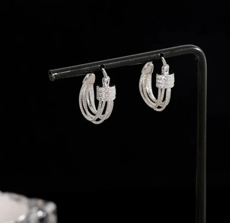 Stylish Geometric Earrings - Aria