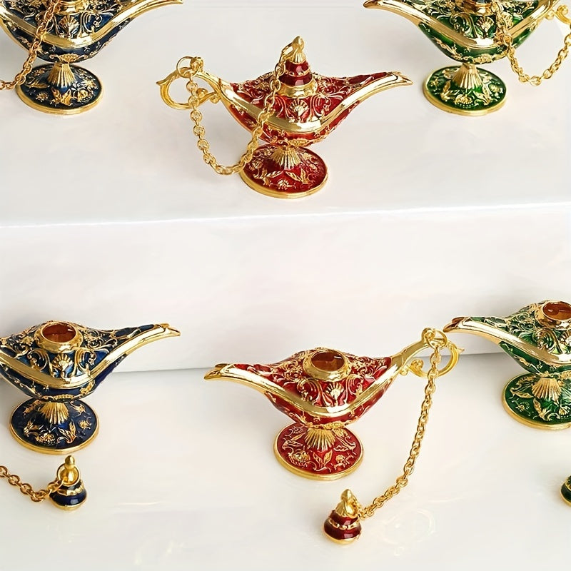 Aladdin Wish Lamp – Vintage Metal Oil Lamp