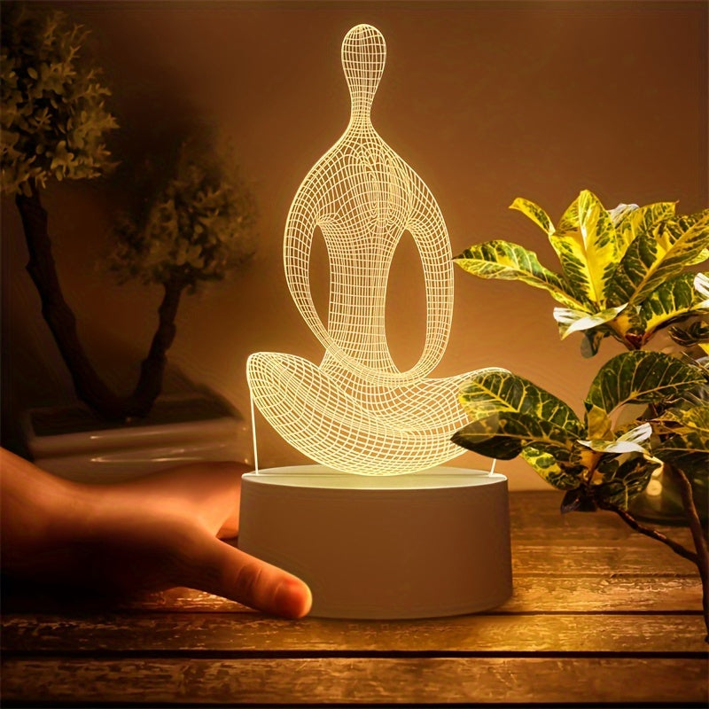 ZenLight - Modern 3D Yoga Night Light
