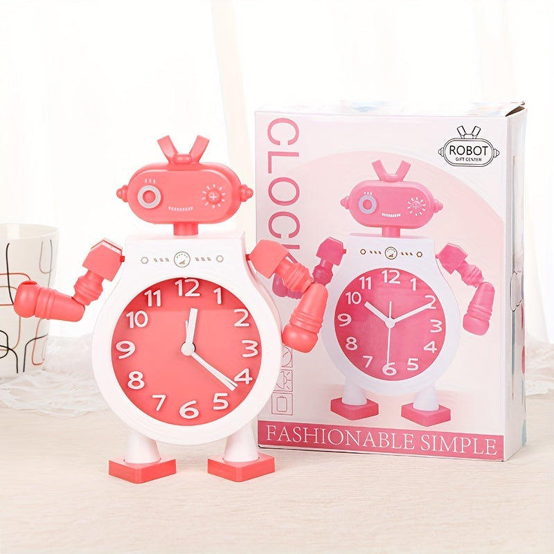 TimeBuddy Clock – Playful Robot Alarm Clock