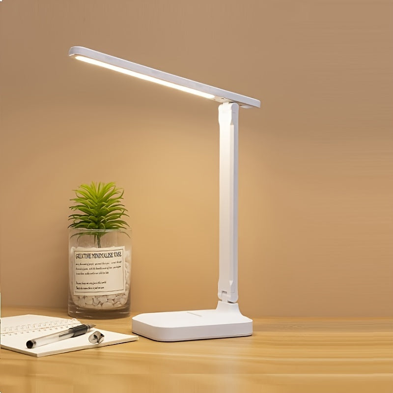LumiDesk - Adjustable LED Desk Lamp with Touch Control and USB Port
