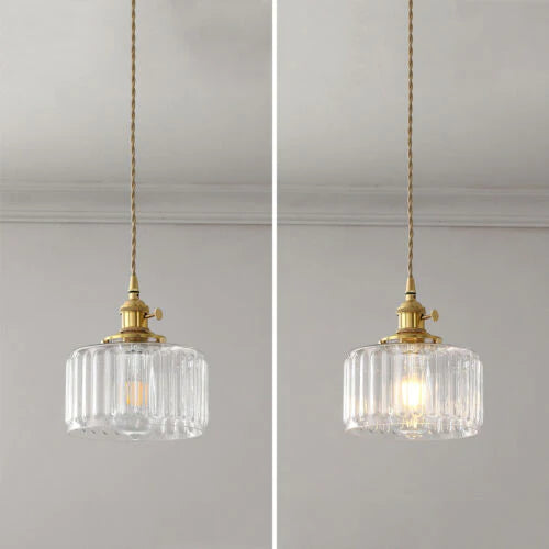 CrystalGlare - Vintage Crystal Hanging Lamp