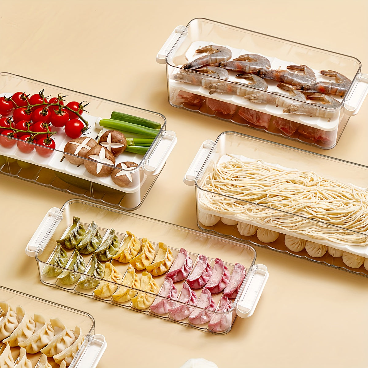 FreshGuard - Elegant Food-Safe Refrigerator Organizer