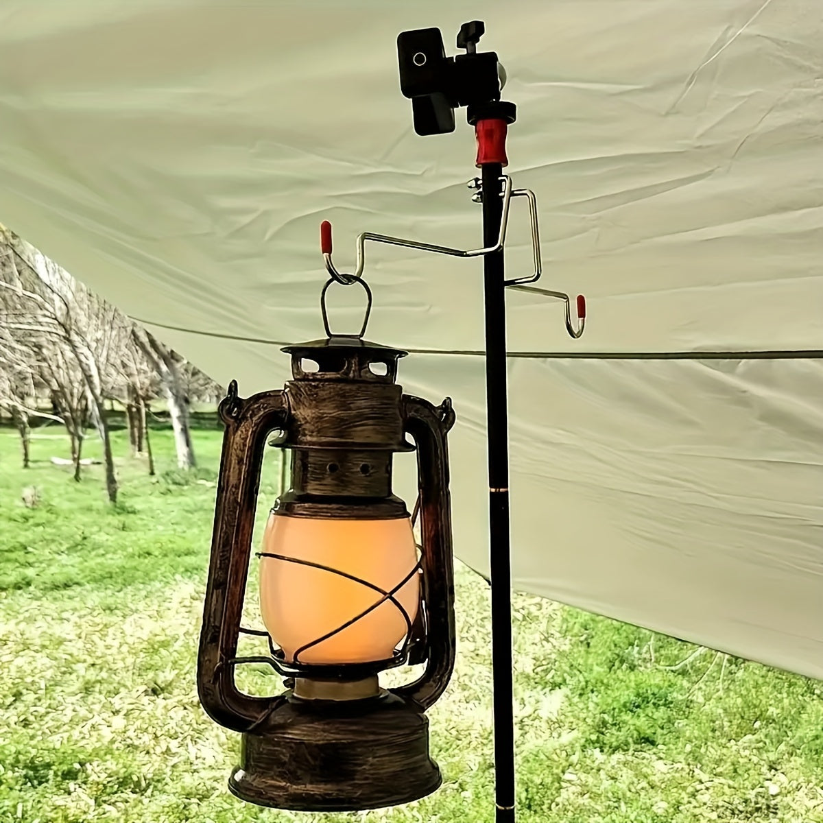 RetroGlow Lantern – Vintage LED Lantern with Flame Effect