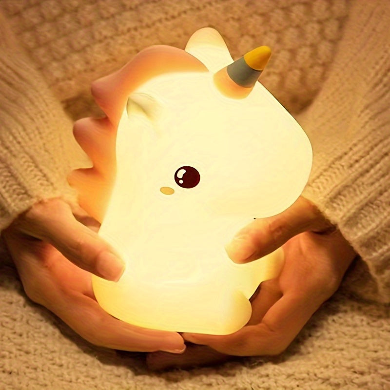 UnicornGlow Night Light - Colorful LED Lamp with Protection